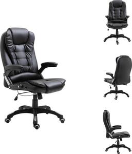 VidaXL Sedia da ufficio in Pelle finta nera - Sedie da ufficio