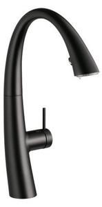KWC Zoe 2, miscelatore per lavabo, nero opaco, alta pressione