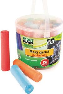 Lebez 533 gesso per lavagna Multicolore 20 pz