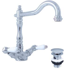 Slezák-RAV Miscelatore per lavabo Slezák RAV Morava Retro MK521/8 Colore: cromo, Dimensione: 3/8''