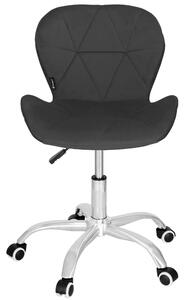 Springos® Sedia da ufficio Sedia da scrivania ergonomica imbottita Altezza regolabile con rotelle Sedia girevole fino a 120 kg Trapuntata