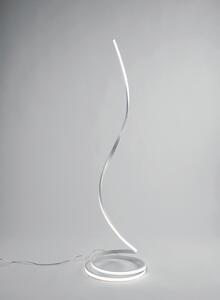 Lampada da terra Adelaide bianco, in alluminio, H136cm LED integrato