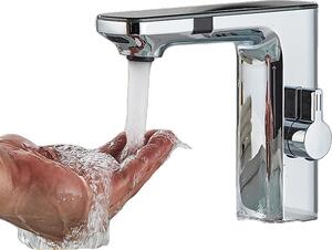 Miscelatore per lavabo a sensore touchless, display digitale induttivo, miscelatore monocomando, cromo A