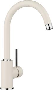 Blanco Mida - Miscelatore per lavello, bianco morbido/cromo 526966
