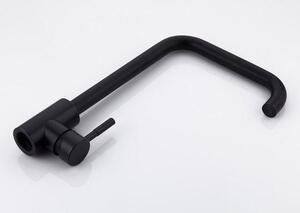 Miscelatore da cucina WEBO Royal - bocca alta 27 cm, nero