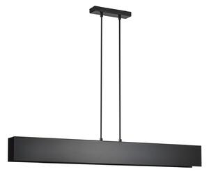 Lampadario Moderno 4 Luci Gentor In Acciaio Nero