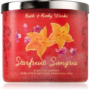 Bath & Body Works Starfruit Sangria candela profumata 411 g