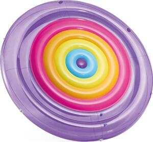 INTEX 57285EU - Isola galleggiante - Materasso gonfiabile Rainbow Fiesta Island (201x24cm)