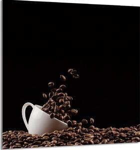 PIATTO IN VETRO PER CUCINA 60x65 Caffè