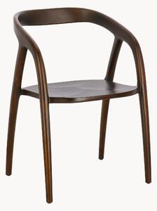 Set di 2 sedie in legno di teak con braccioli Dotty