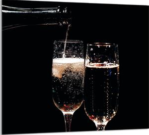 PIATTO IN VETRO PER CUCINA 65x60 Vino