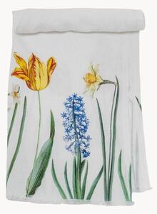 Telo da doccia in lino Early Flowers