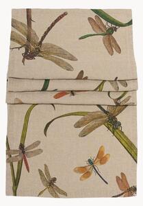 Runner da tavolo in lino Lakeside Dragonflies