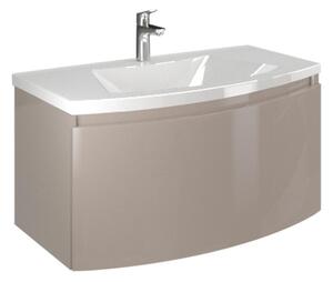Mobile da bagno sotto lavabo con top Sole L 80 x in mdf beige