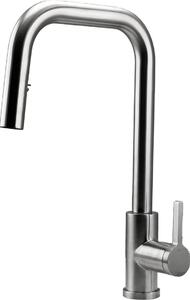 Pure.Sink Elite Steel Crystal-S miscelatore da cucina in acciaio inossidabile con bocca estraibile PS8050-02