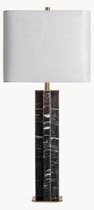 Lampada da tavolo grande in marmo fatta a mano Null