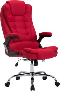 Sedia da ufficio XL - Sedia da ufficio ergonomica - Massimo comfort e sostegno | Colore: Rosso