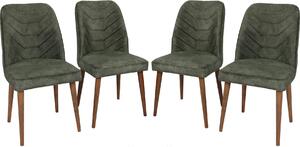Skye Decor, Dallas- Dallas 565NMB, noce, sedie da ufficio, 90x50x49 cm, struttura: 100% metallo