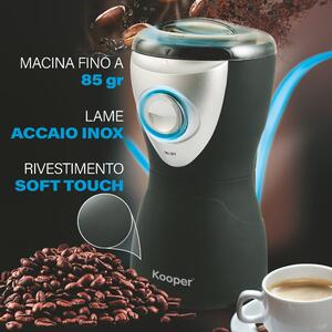 Macinacaffè macinino elettrico per caffè con lame in acciaio inox 160W Rio