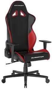 Sedia da gioco DXRacer GLADIATOR nero-rosso