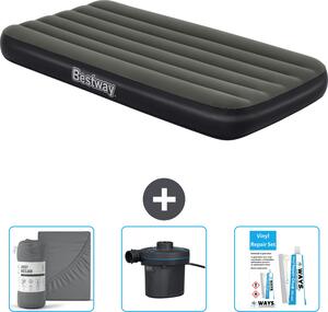 Materasso gonfiabile Bestway - 1 persona - 99 x 188 x 28 cm - Blu - Accessori inclusi