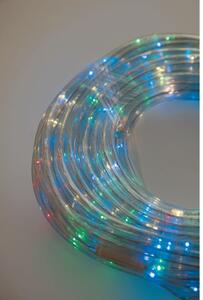 Luci natalizie tubo 390 microled a batteria 8 giochi luce per uso esterno 20 metri - Multicolore