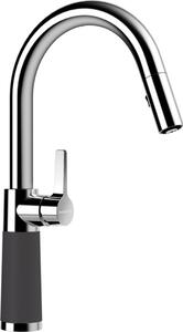 Rubinetto da cucina Schock SC-520 Cromo/Cristadur bocca estraibile Linea Verde Crepuscolo
