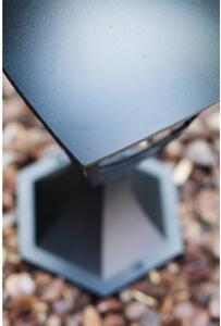 Lanterna Selene su base per esterno in alluminio pressofuso Nero attacco E27