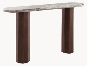 Credenza in marmo e legno di mango Louie