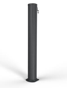Fontana a colonna JOLLY in alluminio H 115 cm, 15.5 x 16.5 cm