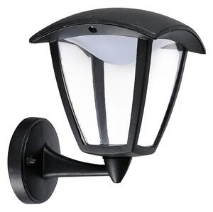 Lanterna LED Selene a muro per esterno in alluminio pressofuso Nero 7W con braccio superiore o inferiore - Braccio Inferiore