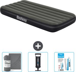 Materasso gonfiabile Bestway - 1 persona - 99 x 188 x 28 cm - Blu - Accessori inclusi