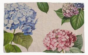 Set di 2 tovagliette in lino Hydrangea