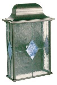 Lanterna a muro per esterno in alluminio Bronzo con vetro decorato Rocky Garden Deluxe Collection