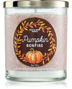 Bath & Body Works Pumpkin Bonfire candela profumata 227 g