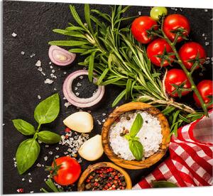 Piatto In Vetro Per La Cucina 65X60 Cibo