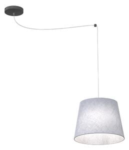 Sospensione 1 Luce Ascot Con Paralume Grigio