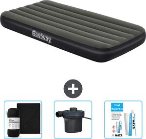 Materasso gonfiabile Bestway - 1 persona - 99 x 188 x 28 cm - Blu - Accessori inclusi