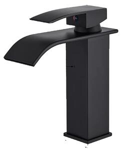 Rubinetto per lavabo, a soffitto, monocomando, nero Corto B