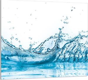 PIATTO IN VETRO PER CUCINA 65x60 Acqua