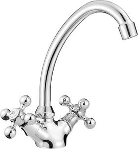 Miscelatore da cucina retrò, verticale Stilo BKI 060D cromo