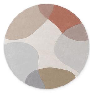 Tappeto rotondo beige in lana tessuto a mano ø 160 cm Hackney Clarissa – Ted Baker