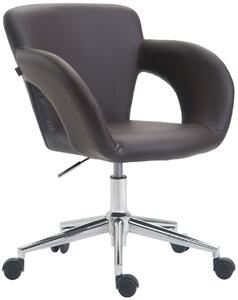 Sedia da ufficio Edison marrone