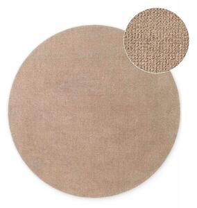 Tappeto rotondo beige in lana tessuto a mano ø 160 cm Greenwich – Ted Baker