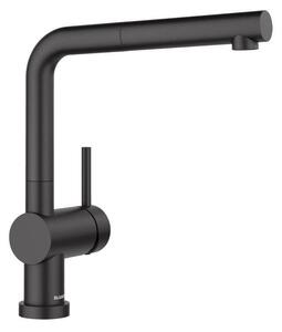 Miscelatore da cucina Blanco con doccetta LINUS-S nero opaco 527523