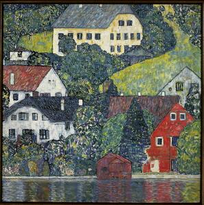 Klimt, Gustav - Riproduzione Houses at Unterach on the Attersee, (40 x 40 cm)