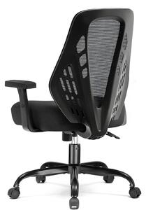 Sedia da ufficio ergonomica COMHOMA con braccioli regolabili, sedia da gioco in rete traspirante, con schienale a V e funzione dondolo