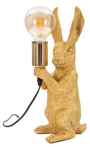 Lampada da tavolo dorata (altezza totale 35,5 cm) Rubbit – Mauro Ferretti