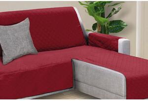 Copridivano per divano 3 posti con penisola reversibile destra e sinistra impermeabile antimacchia 240x305 cm - Red