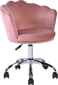 Sedia girevole VITALIA - rosa
